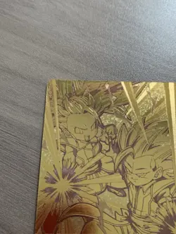 2016 Super Dragon Ball Heroes 1st Store Distribution Hero Avatar Gold Promo Card - Image 3