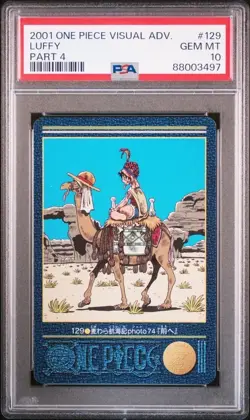 One Piece Straw Hat Voyage PSA 10 Card 129 Visual Adventure Authentic - Image 1