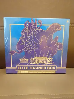 Pokemon Sword and Shield Battle Styles Elite Trainer Box Card Game - Image 1
