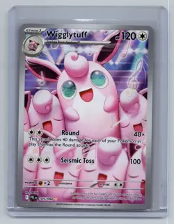 Pokemon Card 2025 WIGGLYTUFF Illustration Rare IR 105/094 Phantasmal Flames NM - Image 1
