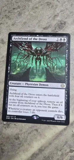 Archfiend of the Dross Phyrexia: All Will Be One Regular Creature Rare MTG NM - Image 1