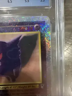 Gengar Reverse Holo 11/110 Legendary Collection Pokemon CGC 5.5 - Image 4