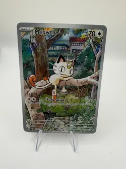 2025 Pokemon Phantasmal Flames Meowth Illustration Rare #106/094 NM - Image 1