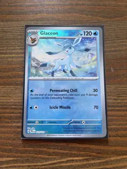 Pokemon TCG Glaceon Poke Ball Prismatic Evolutions Card 25/131 - Image 1