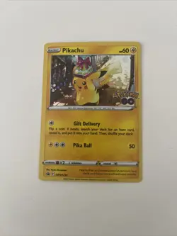 Pokemon Card TCG - Pikachu SWSH234 Cosmos Foil Promo Pokemon GO Near Mint - Image 1