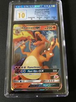 Pokemon Charizard GX Ultra Rare Holo Hidden Fates 9/68 English - Image 1