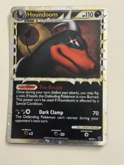 Pokemon Houndoom Prime 82/90 - HGSS Undaunted English MP - Image 1