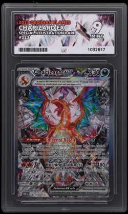 Pokemon TCG Charizard EX 223/197 SIR ACE 9 MINT - Image 1