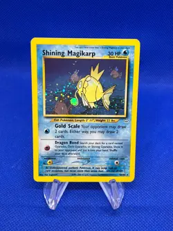 VTG Pokemon Neo Revelation Shining Magikarp 66/64 Secret Rare HP/LIGHT CREASES - Image 1