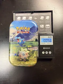 100.56 gram VERY HEAVY! - Pokemon Ascended Heroes Mini Tin - Possible GOD PACKU - Image 1