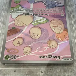 Pokemon Exeggcute Illustration Rare Holo SV08 192/191 TAG 6.5 TCG - Image 4