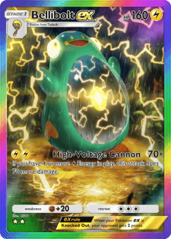Paldean Wonders "Bellibolt" 2 Star Pokemon Pocket Pokemon TCG Pocket "Read Desc" - Image 1