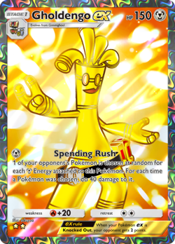 Paldean Wonders "Gholdengo" 2 Star Pokemon TCG Pocket "Read Description" - Image 2