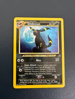 ungraded 2001 pokemon neo discovery 13 umbreon-holo - Image 1