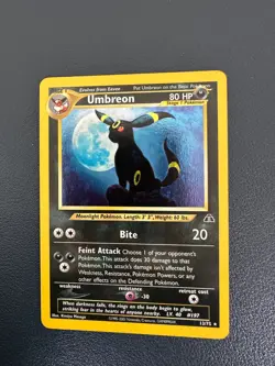 ungraded 2001 pokemon neo discovery 13 umbreon-holo - Image 2