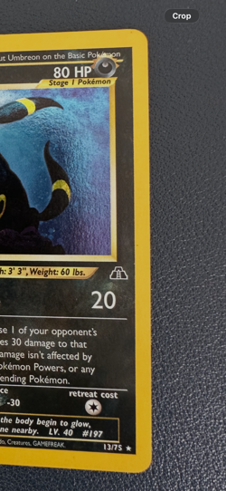ungraded 2001 pokemon neo discovery 13 umbreon-holo - Image 5