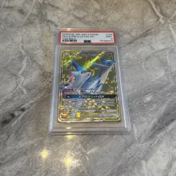 PSA 9 Latios & Latias GX FULL ART Japanese S&M Tag Bolt 104/095 Pokemon - Image 2
