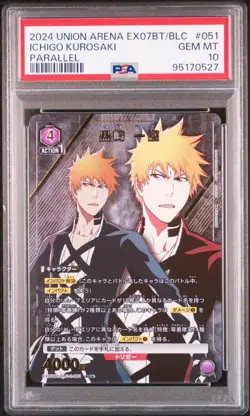 Kurosaki Ichigo Bleach Thousand Year Blood War PSA 10 Gem Mint Trading Card - Image 1
