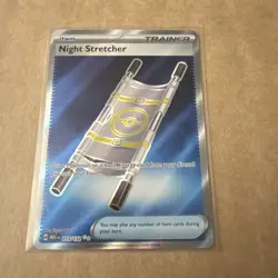 Pokemon Night Stretcher 173/132 ME01 TCG Mega Evolution Full Art Ultra Rare Holo - Image 1