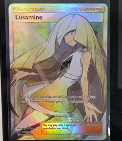 Lusamine 110/111 Full Art Trainer Pokemon Crimson Invasion NM - Image 1
