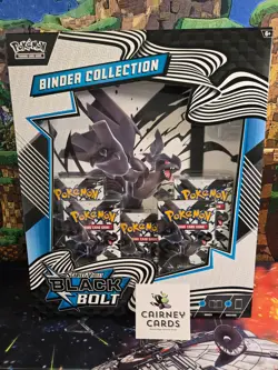 Pokemon TCG: Scarlet & Violet Black Bolt Binder Collection - New and Sealed! - Image 1