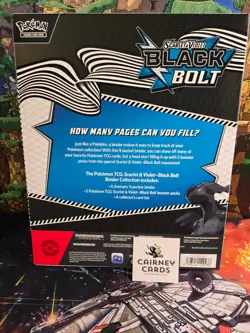 Pokemon TCG: Scarlet & Violet Black Bolt Binder Collection - New and Sealed! - Image 2