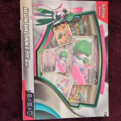 Pokemon Iron Valiant ex Box Booster Promo 2023 English TCG Sealed - Image 1
