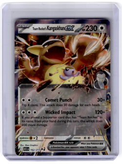 Team Rocket's Kangaskhan ex 162/217 Double Rare Pokemon Ascended Heroes TCG NM - Image 1