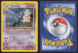 Slowking 14/111 Unlimited Holo Rare Neo Genesis Pokemon English SWIRL MP - Image 3