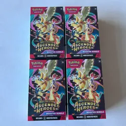 Pokemon TCG Mega Evolution Ascended Heroes Booster Bundle x4 | New & Sealed - Image 1