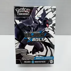 Pokemon Scarlet & Violet—Black Bolt Booster Bundle Box Includes 6 Booster Packs - Image 1