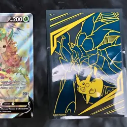 Pokemon TCG Leafeon V 167/203 Evolving Skies Alt Full Art SWSH07 Holo NM ⭐ - Image 2