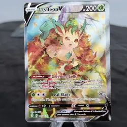 Pokemon TCG Leafeon V 167/203 Evolving Skies Alt Full Art SWSH07 Holo NM ⭐ - Image 3