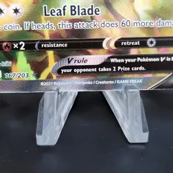 Pokemon TCG Leafeon V 167/203 Evolving Skies Alt Full Art SWSH07 Holo NM ⭐ - Image 4
