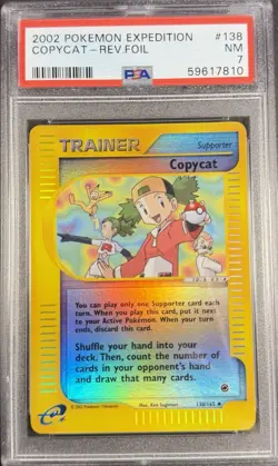 2002 Pokemon Expedition 138 Copycat Reverse PSA 7 NM - Image 1