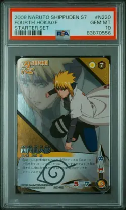Namikaze Minato Naruto Shippuden PSA 10 Gem Mint Card - Image 1