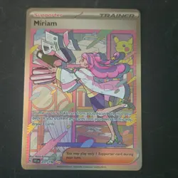 Pokemon Miriam Special Illustration Rare 251/198 SV01 Full Art Holo - Image 1