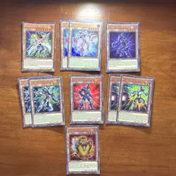 Yu-Gi-Oh! Vision HERO Witch Raider, Faris, Vyon Foil Lot 1st Edition - Image 1