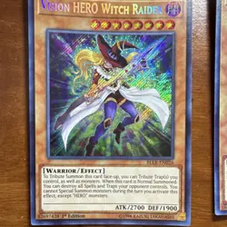 Yu-Gi-Oh! Vision HERO Witch Raider, Faris, Vyon Foil Lot 1st Edition - Image 2