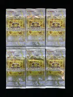 Konami Yu-Gi-Oh TCG JPN Limit Over Collection The Rivals Sealed Pack Lot*6 EW27 - Image 1