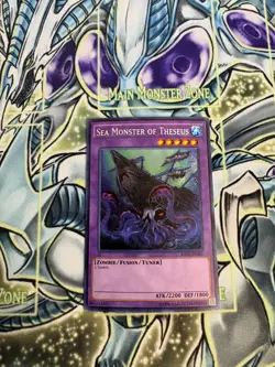 SEA MONSTER OF THESEUS RATE-EN081 SECRET RARE LIGHT PLAY YUGIOH - Image 1
