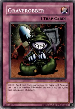 Graverobber Common Normal Trap Unlimited Dark Beginning 1 Yugioh - Image 1