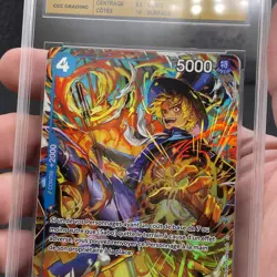 Carte One Piece TCG - SABO OP10-049 TR - French - CCC Grading 10 Gold - Image 4
