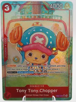 Tony Tony.Chopper (Alternate Art) EB01-006 One Piece NM - Image 1