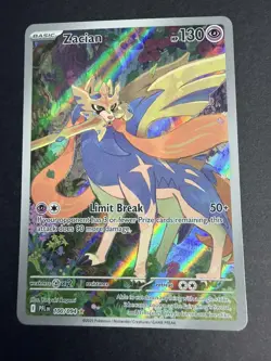 Pokemon TCG Zacian 100/094 Phantasmal Flames IR NM - Image 1