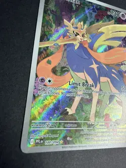 Pokemon TCG Zacian 100/094 Phantasmal Flames IR NM - Image 3