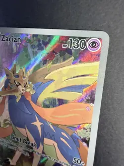 Pokemon TCG Zacian 100/094 Phantasmal Flames IR NM - Image 4