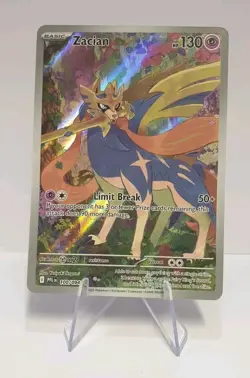 Zacian IR - 100/094 - ME02: Phantasmal Flames (PFL) Nm/M Eng Pokemon TCG 2025 - Image 1