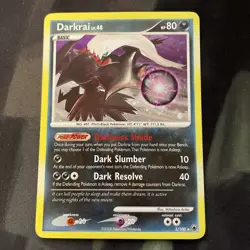 Darkrai 3/100 Majestic Dawn Holo Pokmon Card Dark Type Legendary LP - Image 1