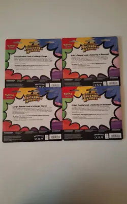Lot Of 4 Pokemon Ascended Heroes 2 pack blister Promo Card & Coin Factory Sealed - Image 2